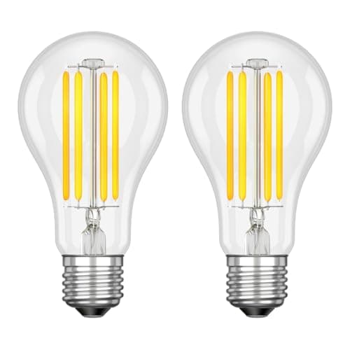 ledscom.de 2 bombillas LED E27, A70, blanco cálido (2700 K), 12,5 W, 1600lm